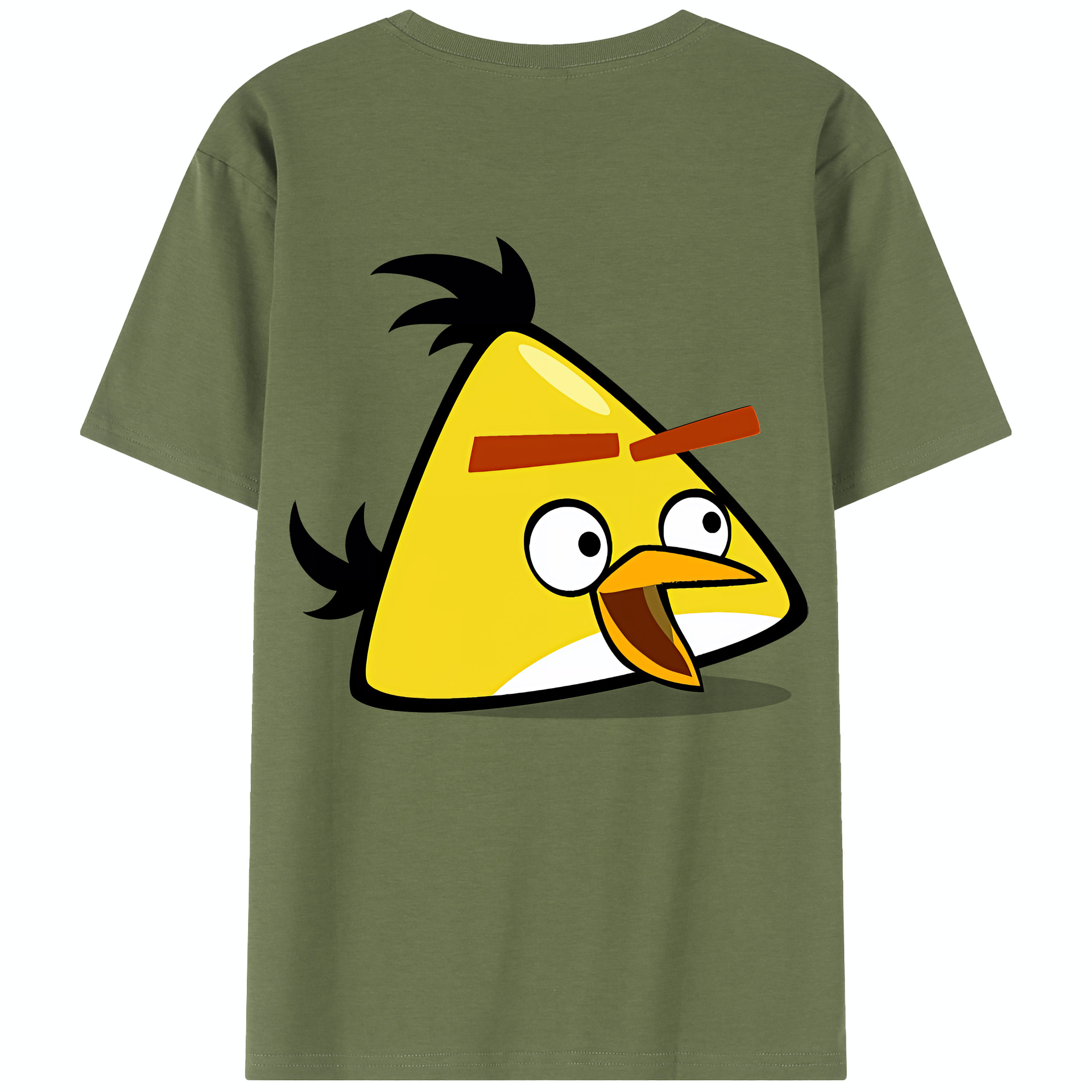 （画像用） Angry Birds アングリーバード 綿100％半袖Tシャツ（背面プリント）